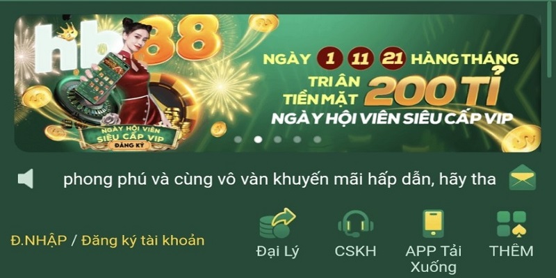 Lưu ý quan trọng khi tải app HB88